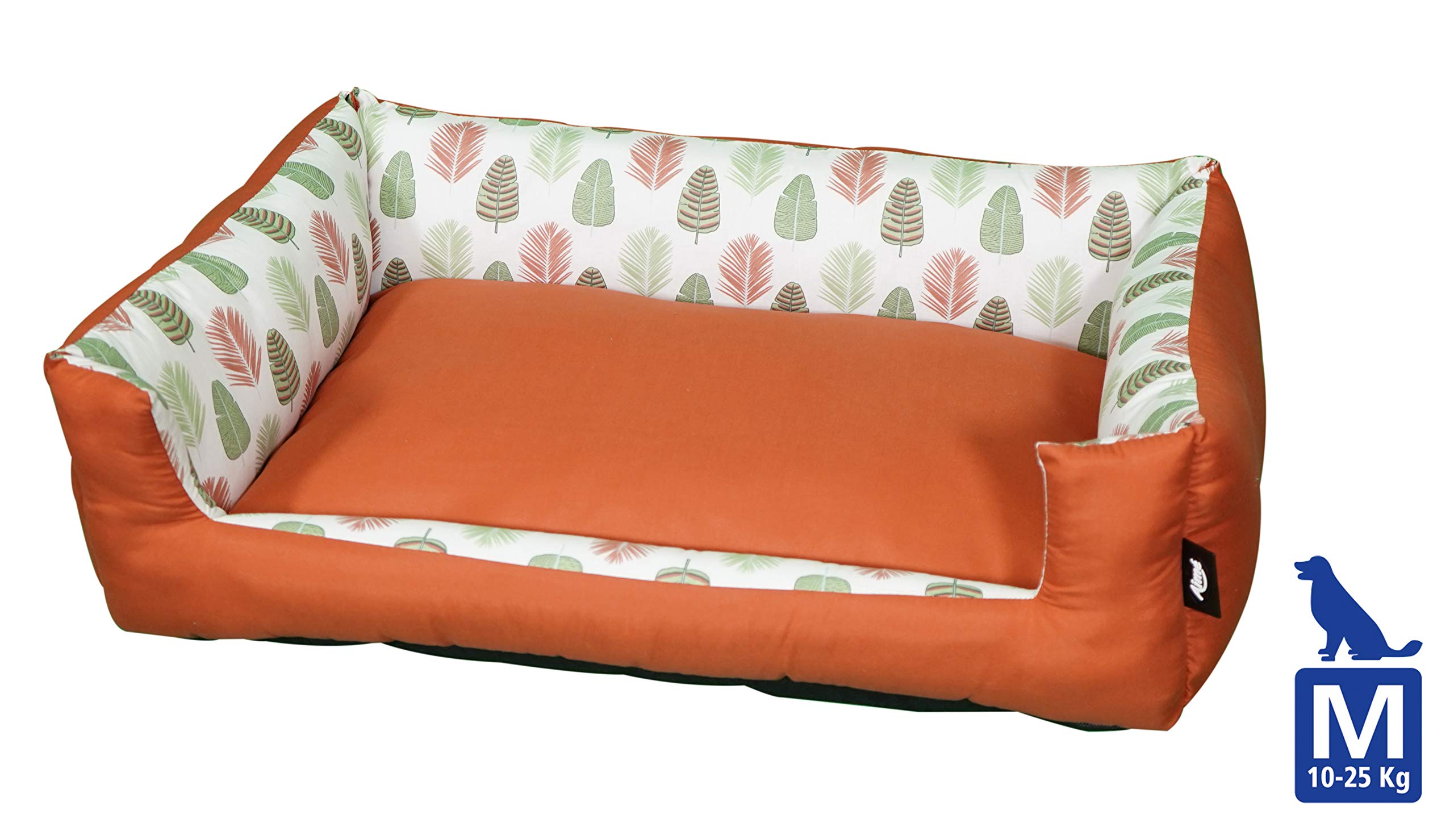 Aime - Cesta para Perro, colección Sweet Tropical, Cesta Mediana/Grande, cómoda, diseño étnico, Naturaleza, diámetro 70 cm