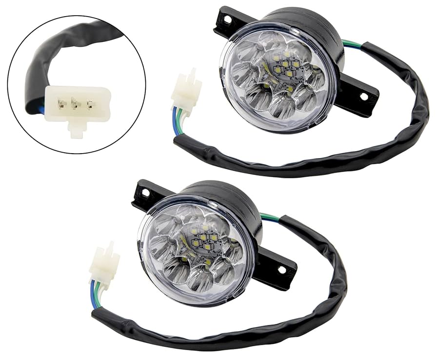 canau Amazon.com: CMOOD 12V LED Front Headlight Compatible for