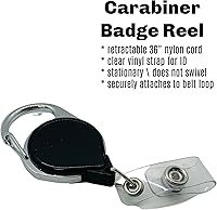 Vista 5 de Witch Vibes Badge Reel, Halloween ID Holder, Triple Moon Witchcraft Name Tag Clip (alligator swivel clip)