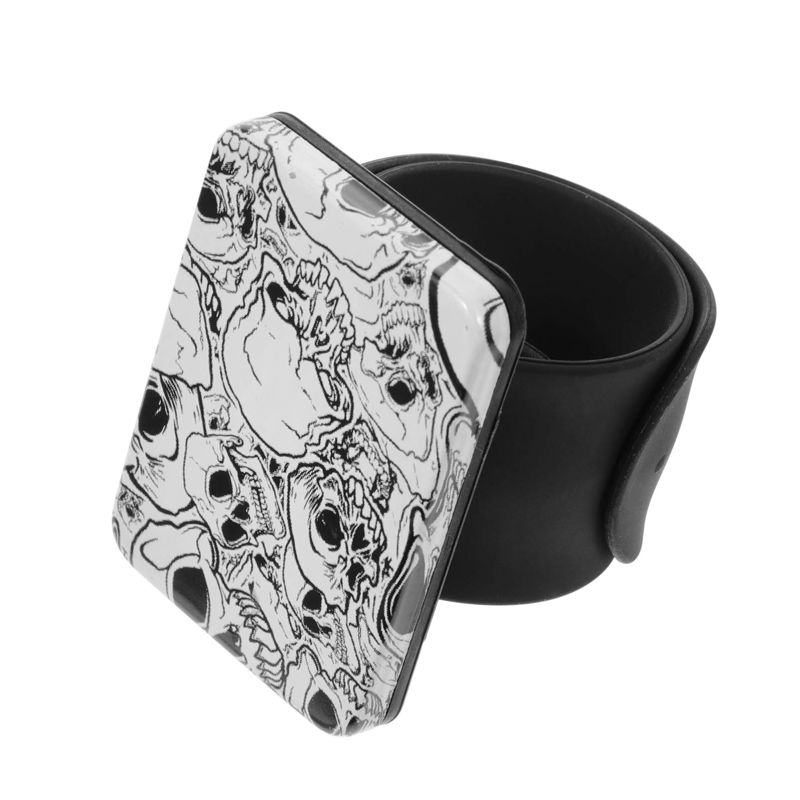 BOLHGF Magnetic Bobbie Pin Hair Clips Bracelet Bobby Pins Wristband Holder Elastic Rubber Bands Holder For Salon Use Black