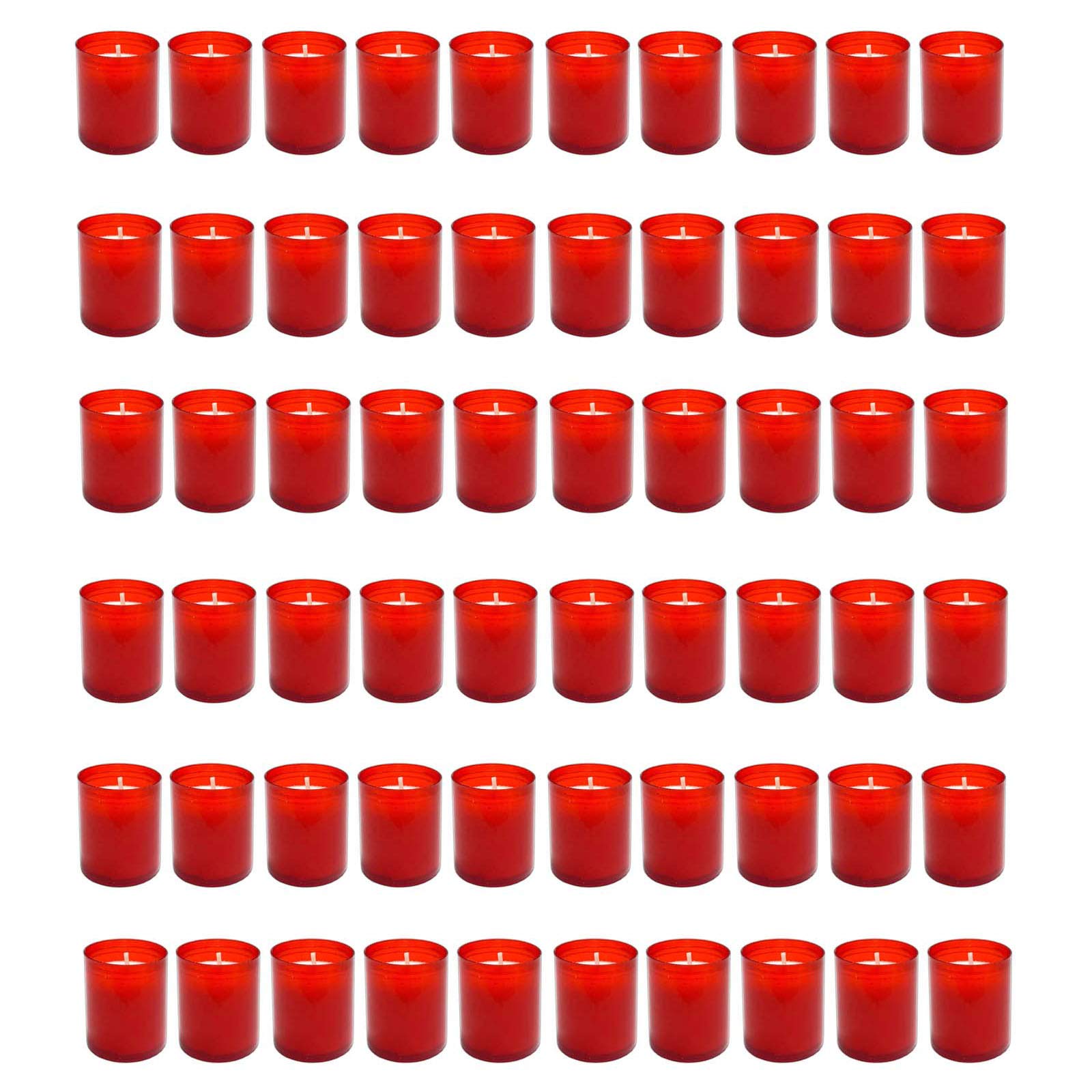 Zestaw 60 lampek nagrobnych czerwonych świec nagrobnych Świece cmentarza Palnik nagrobny nr 40 Świeca pamiątkowa lampka nagrobna światło żałobne świeca nagrobna dekoracja nagrobna