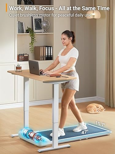 Miniatura 4 de WALKINGPAD C2 Caminadora plegable para caminar, colorida caminadora debajo del escritorio para oficina en casa, diseño compacto elegante, no