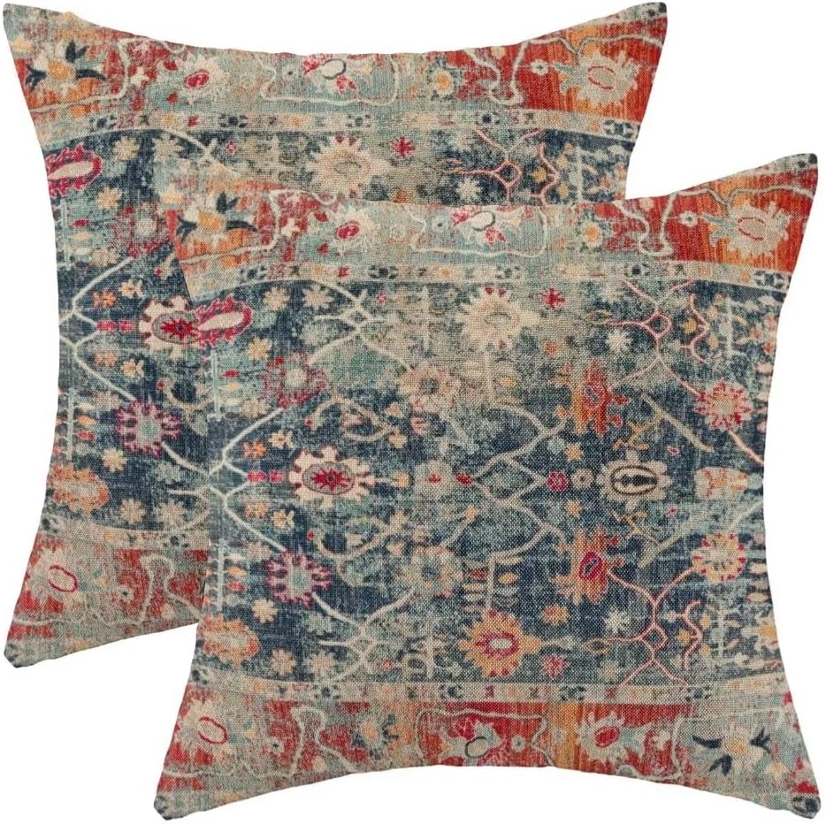 AEIOAE Turkish Persian Vintage Retro Pillow Covers 20x20