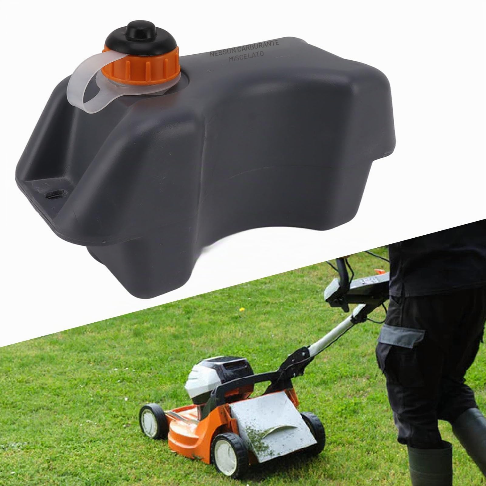 Serbatoio del Carburante per Tosaerba in Plastica Facile da Installare Accessorio Affidabile Ad Alta Durezza Lunga Durata per Robin