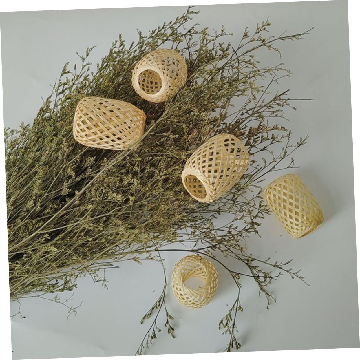 FUNOMOCYA Miniature Lantern Lantern Decor Crafts Crafting Lantern Doll House Lanterns Mini Lantern Miniature Lanterns Woven Lantern Ornament Lanterns Miniature Weaving Manual Sachet