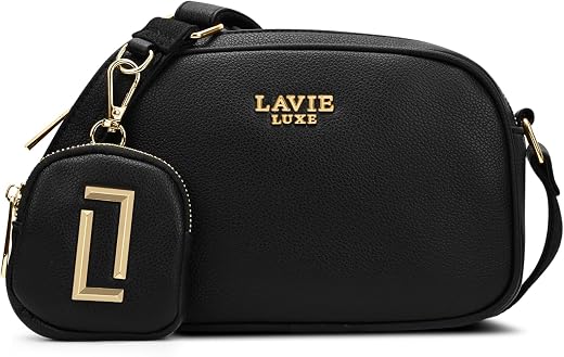 Lavie Luxe Women's Camera 2 Compartment Soft Cross Body Sling Bag | Ladies Purse Handbag | Gift for Women