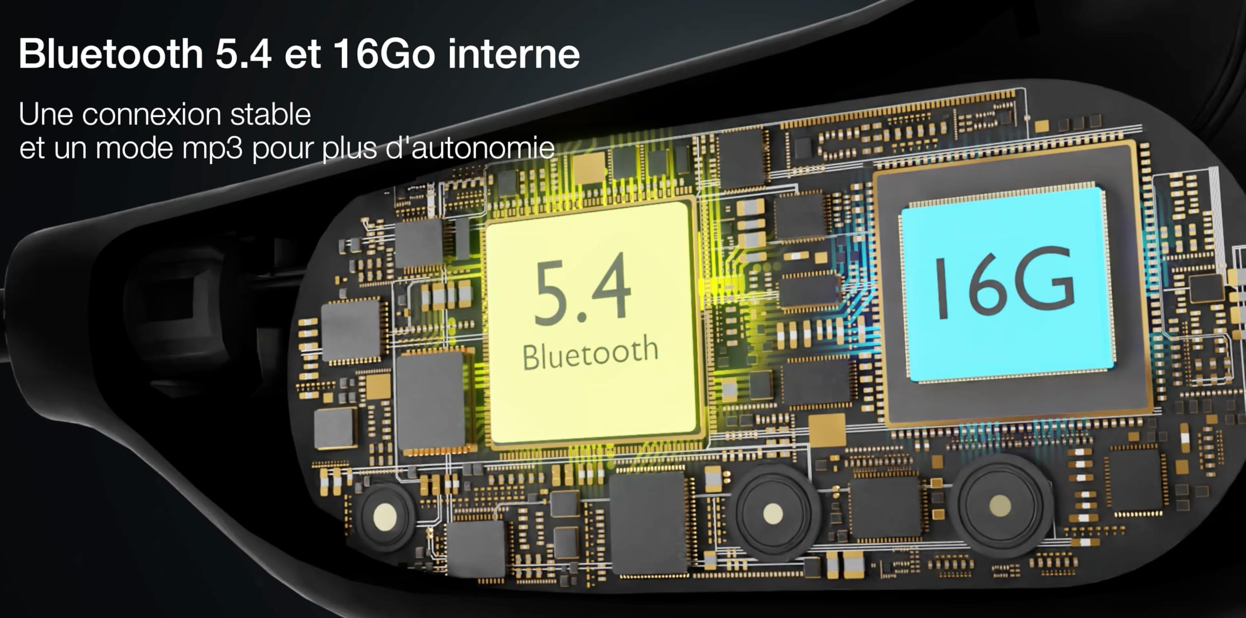 TT120 IP68 Casque à Conduction Osseuse étanche Pour La Natation, Le Surf Et La Course à Pied