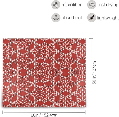 Miniatura 3 de KLL Christmas Stars Red Throw Blanket, Comfy Warm Throws for Home Decor, Office, Chair, Winter Blanket, 50"x60"