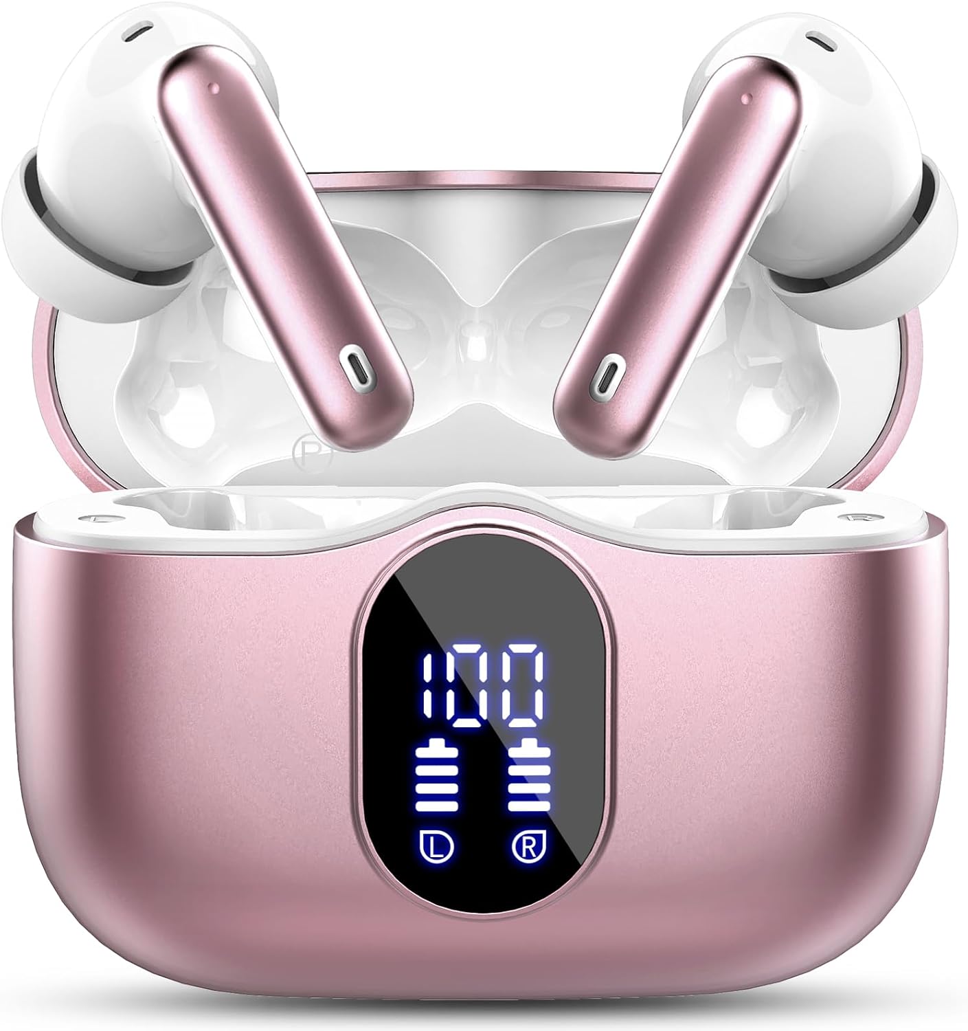 Wireless Earbuds, Bluetooth Headphones 5.3 HiFi Stereo, Wireless