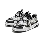 Men's Retro Color Block Fashion Sneakers Walking Casual Shoes Chunky Platform Sneakers