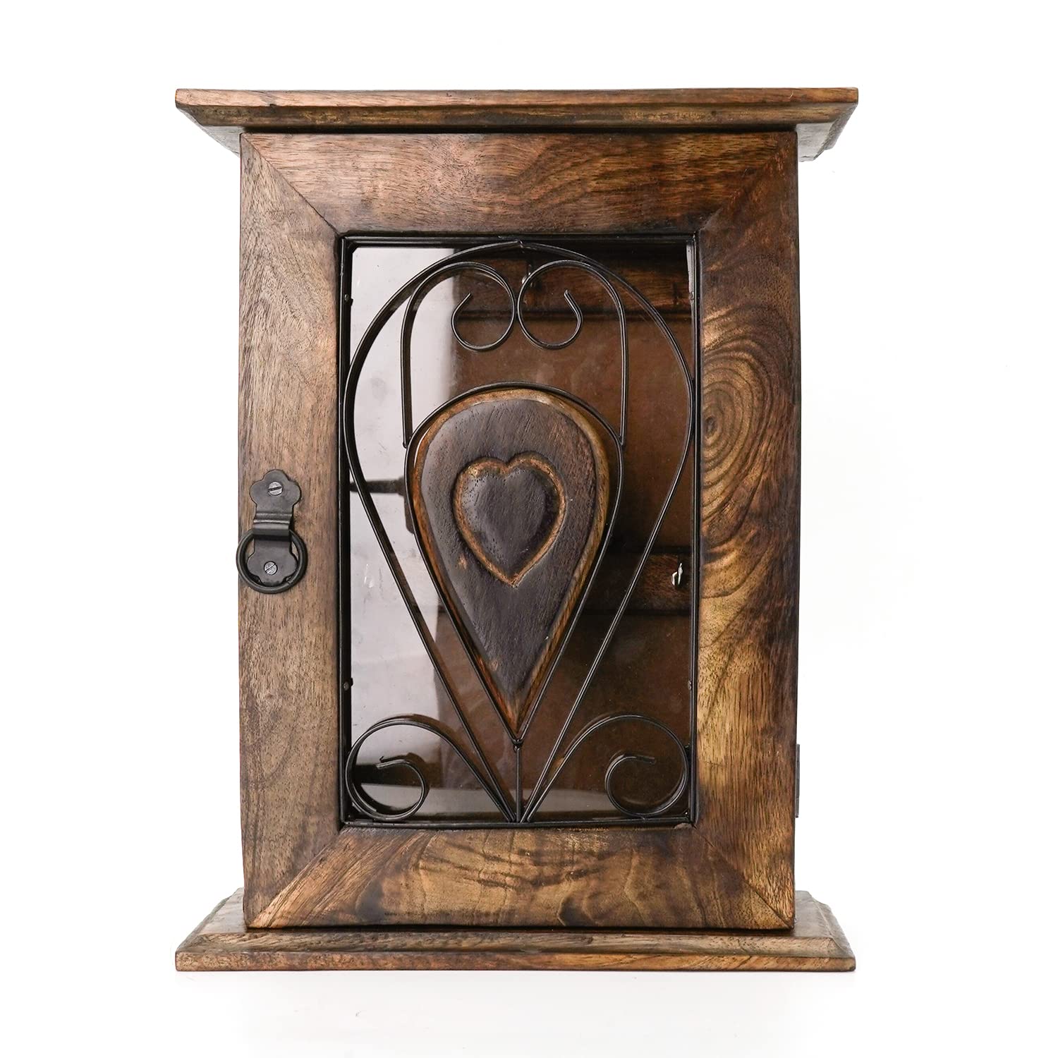 Naayaab Craft Mango Wood Key Holder - Wall Decor -10