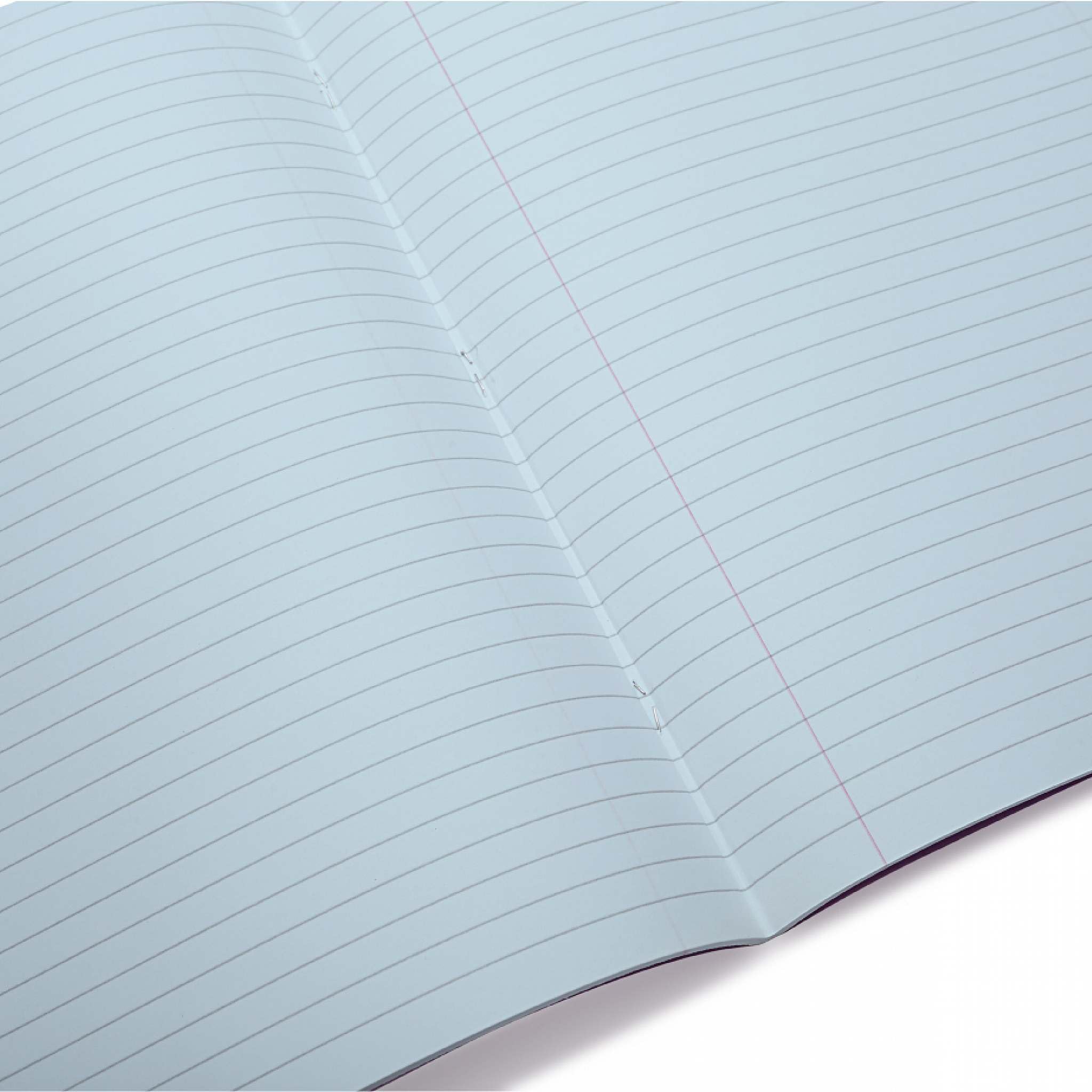 Rhino A4 Tinted Exercise Book, Red Cover with Blue Coloured Paper, 10 Pack - Image 3