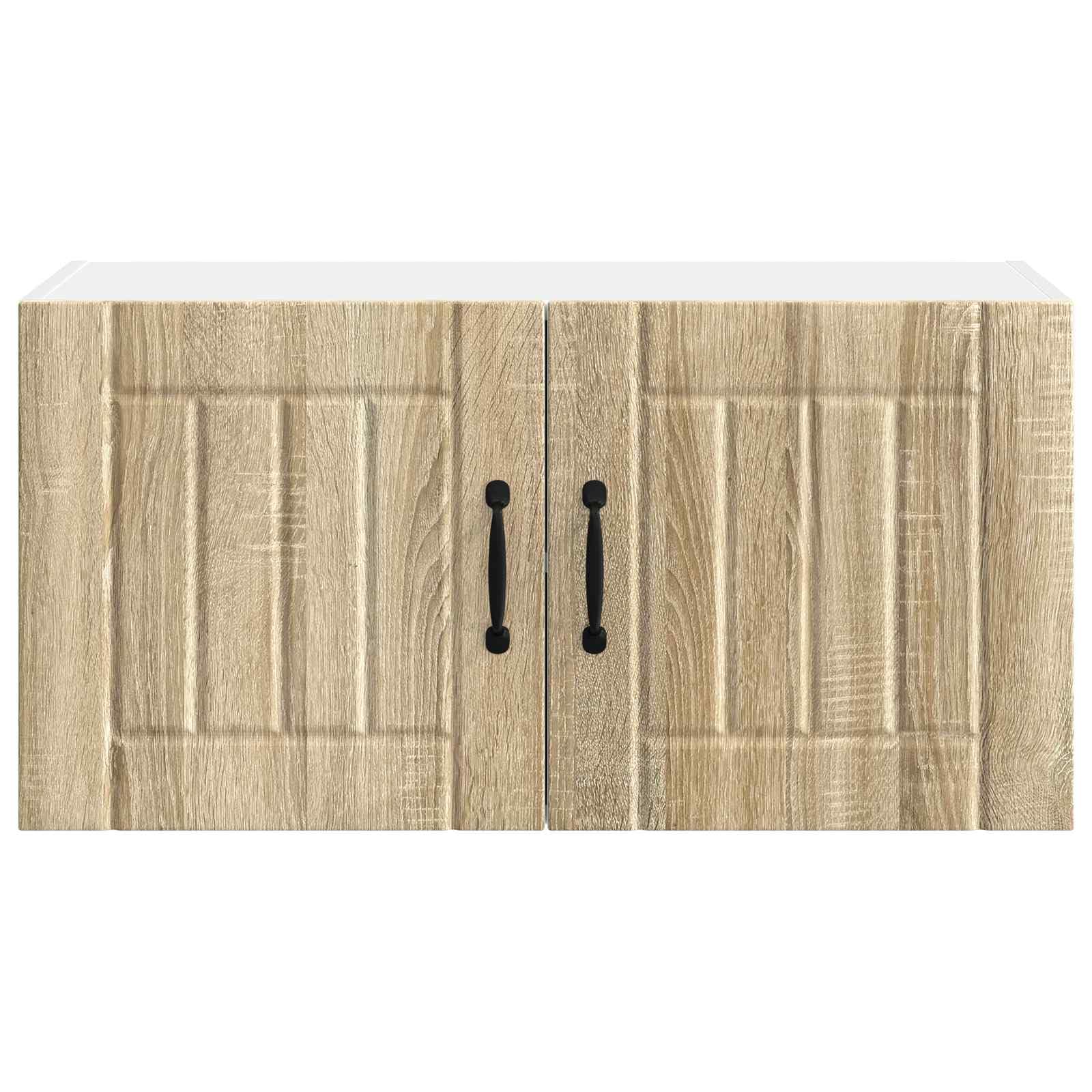 Küchenschrank Sonoma-Eiche 80 x 31 x 40 cm Holzwerkstoff mit praktischer Aufbewahrung und modernem Design für Eiche Küchenzubehör und stilvolle Kücheneinrichtung