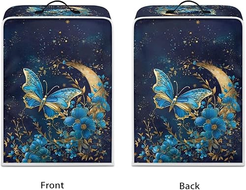 Miniatura 2 de Cubierta para cafetera de girasol, mariposa, protección contra el polvo, cubierta para electrodomésticos de cocina, antihuellas dactilares, de