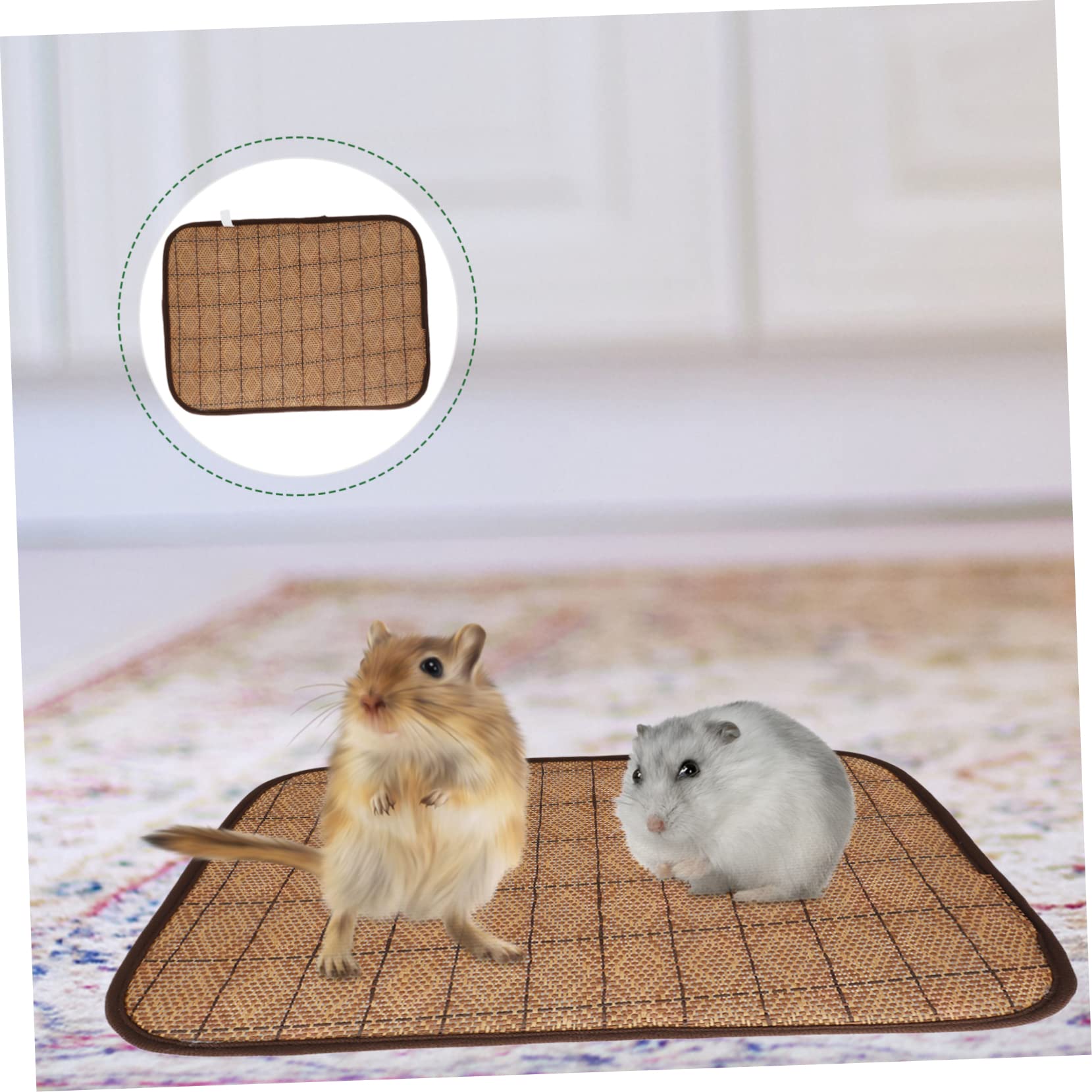 LIOOBO Cat Cooling Blanket Lightweight Foldable Pet Ice Silk Pad for Hot Summer Days