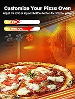 Vista 3 de Nuwave Bravo Pro Smart Toaster Oven Countertop, True Air Fryer Combo w/Improved 100% Convection, 35% Crispier, 112 Presets, Customizable Pizza