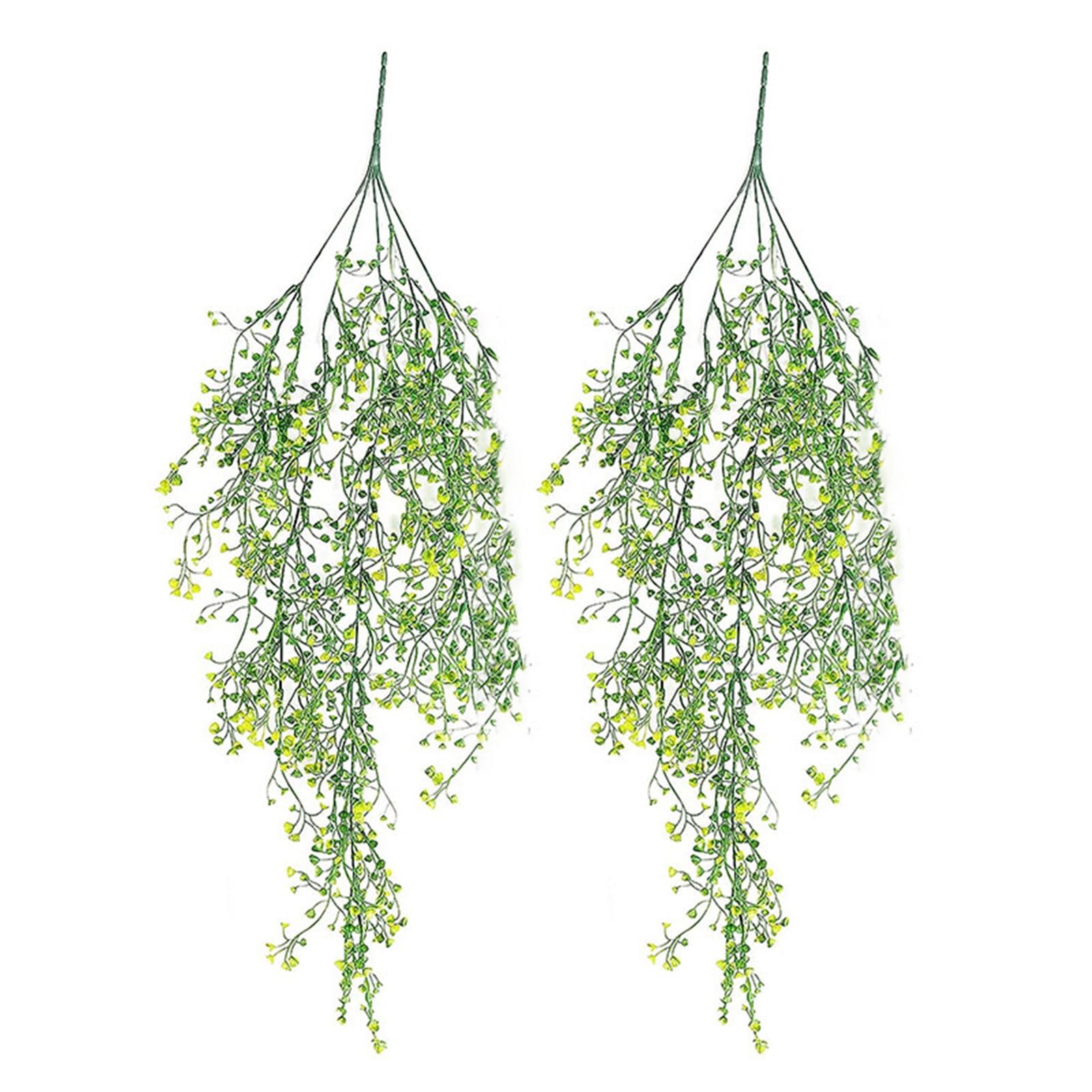 Xinsheinelry Ferns Ivies Willow Vine Hanging Decoration for Home Offices Wall Artificial Plant with Realistic Leaves and Stems Hanging Herbage