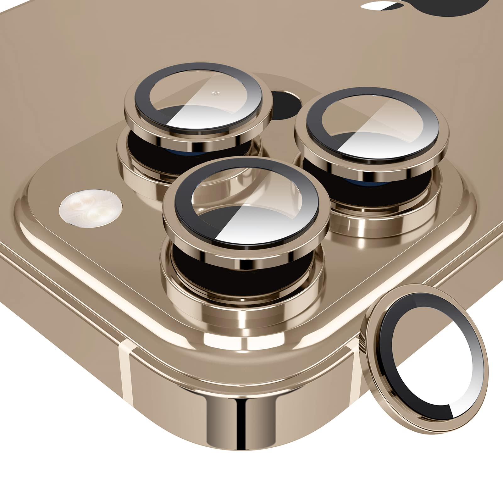 YWXTW [Upgraded] Camera Lens Protector for iPhone 13 Pro Max 6.7 Inch/iPhone 13 Pro 6.1 Inch, [Keep Original Camera] [Installation Frame] Tempered Glass Camera Lens Cover, 1 Set