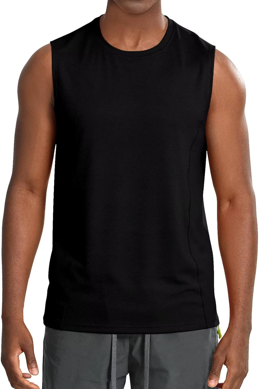 Zengjo Sleeveless Workout Shirts for Men Moisture Wicking,Athletic Running Tank Top Quick Dry Gym Tanks