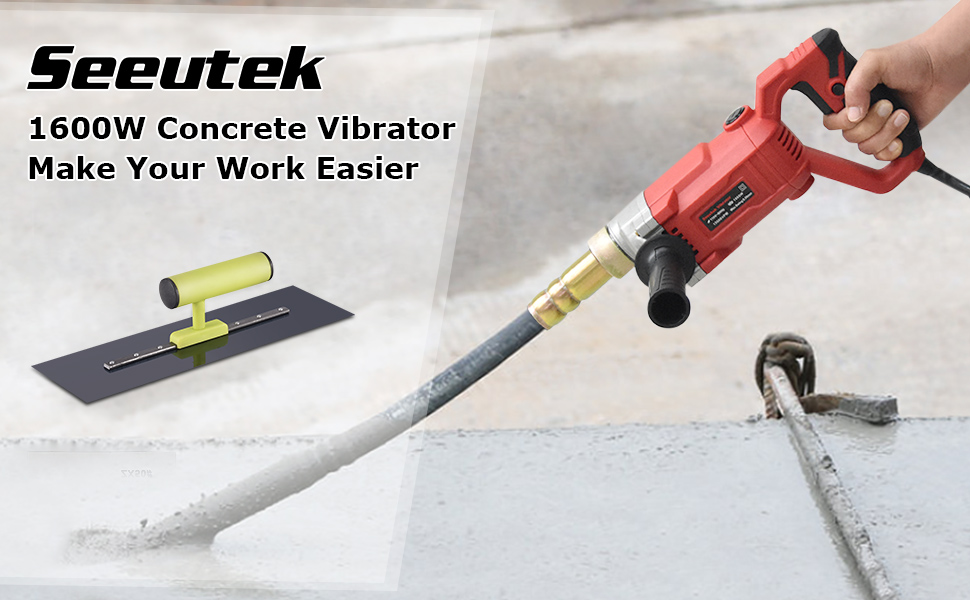 Amazon.com: Seeutek Handheld Concrete Vibrating Tool, 1500W