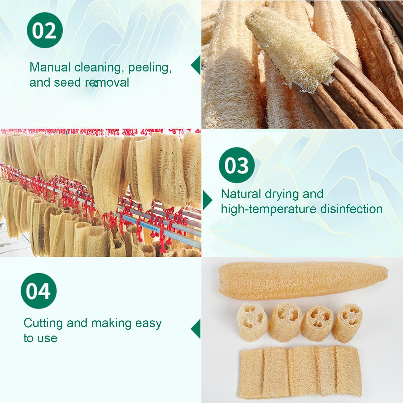 Amazon.co.jp: 天然ヘチマ へちまたわし ヘチマたわし 自然色無漂白