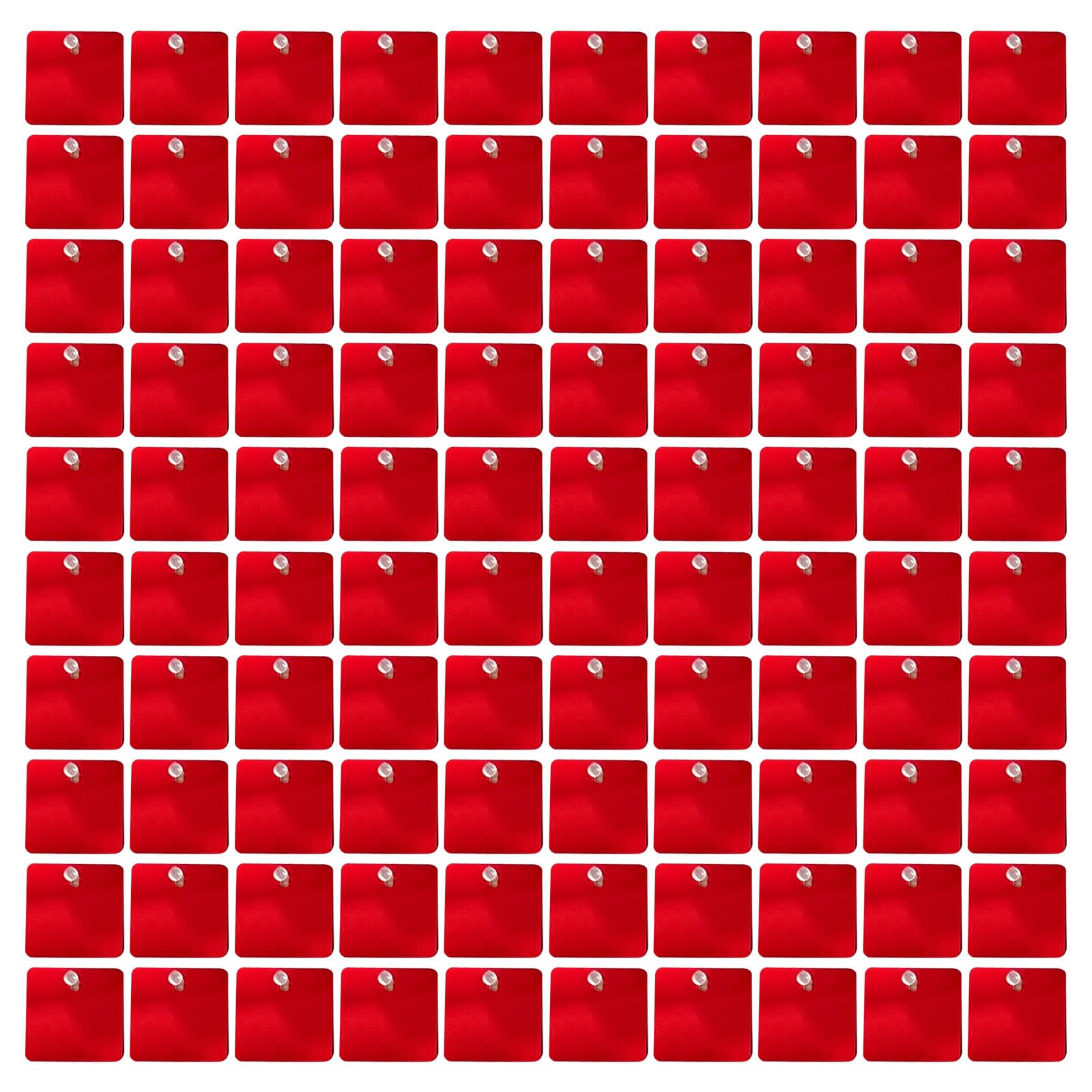 Elnwnnkc Glossy Red Of 12 Brilliant Wind Activated Boards 30X30cm Party Stage Decor Arrangement Shimmering Wind Motion Panels