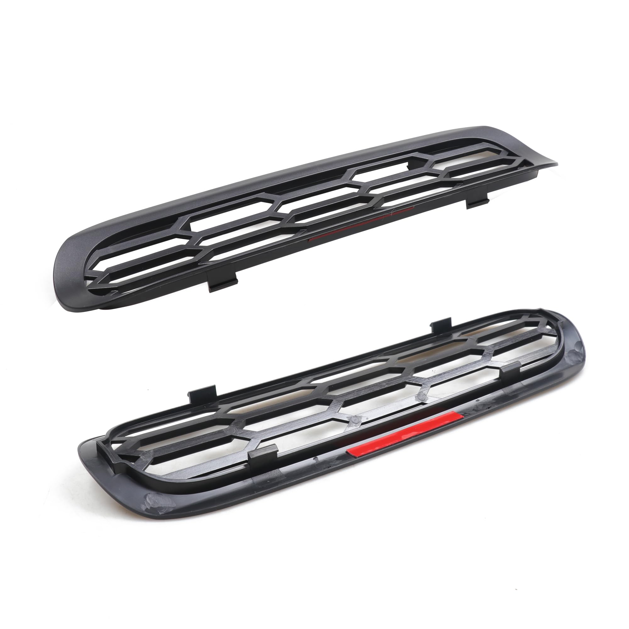 Front Bumper Grille Trim Cover Insert For Ford Bronco 2021 2022 2023 – Glossy Black ABS
