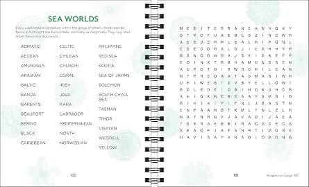 Brain Games - Everyday Mindfulness Word Search (White): Adult Puzzle Book for Stress Relief & Relaxation | Spiral Bound with Answer Key | Gift for Her & Teens | 192 Pages