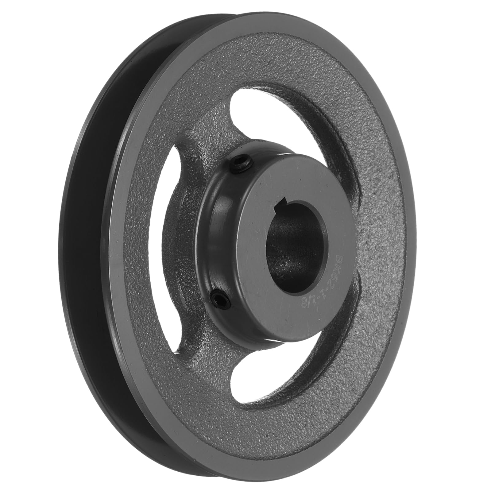 uxcell BK60-5/8 V-Belt Sheave 5/8"Bore 5.75"OD Single Groove Web Sheave Bored-to-Size Sheave, Cast Iron, Belt Section for 3L or B Belt — Amazon image 20