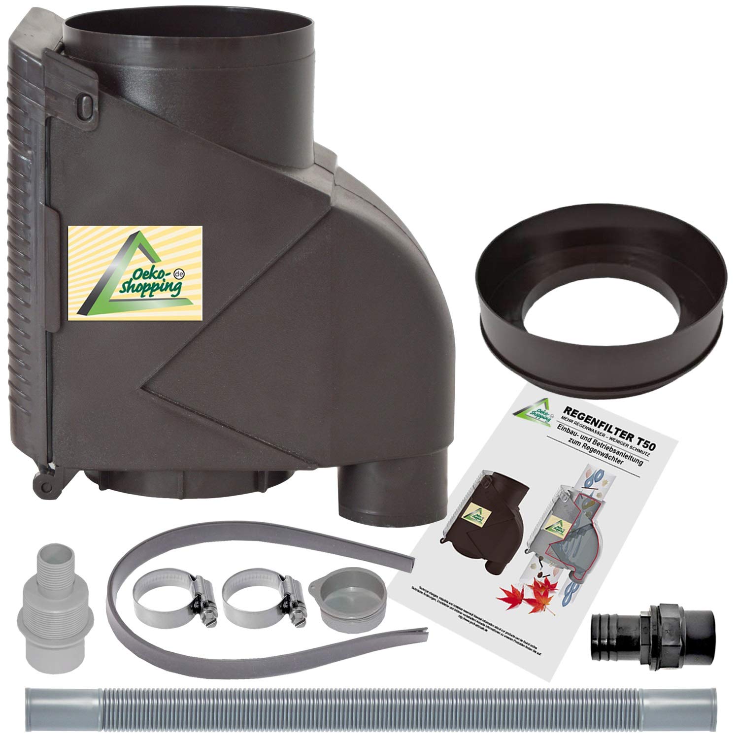 Rain Gauge Rain Water Filter Downpipe Filter Filling Device Rainwater