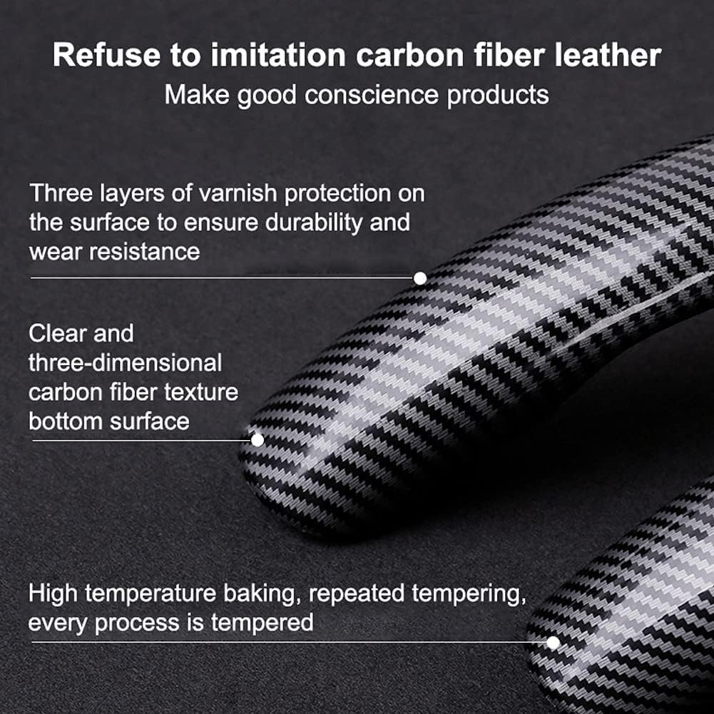 Couvre Volant Audi En Fibre De Carbone - Grip Antidérapant