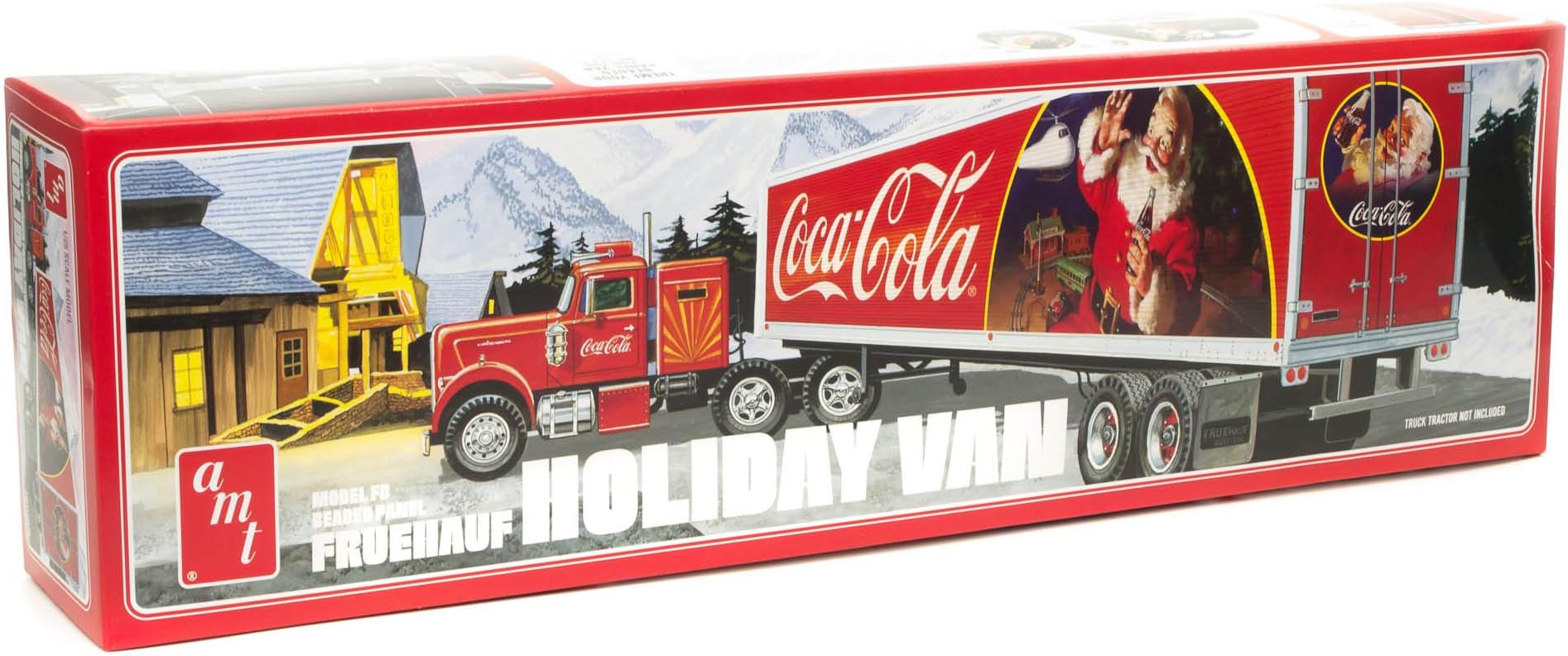 AMT Fruehauf Holiday Hauler Semi Trailer (Coca Cola) 1:25 Scale Model Kit