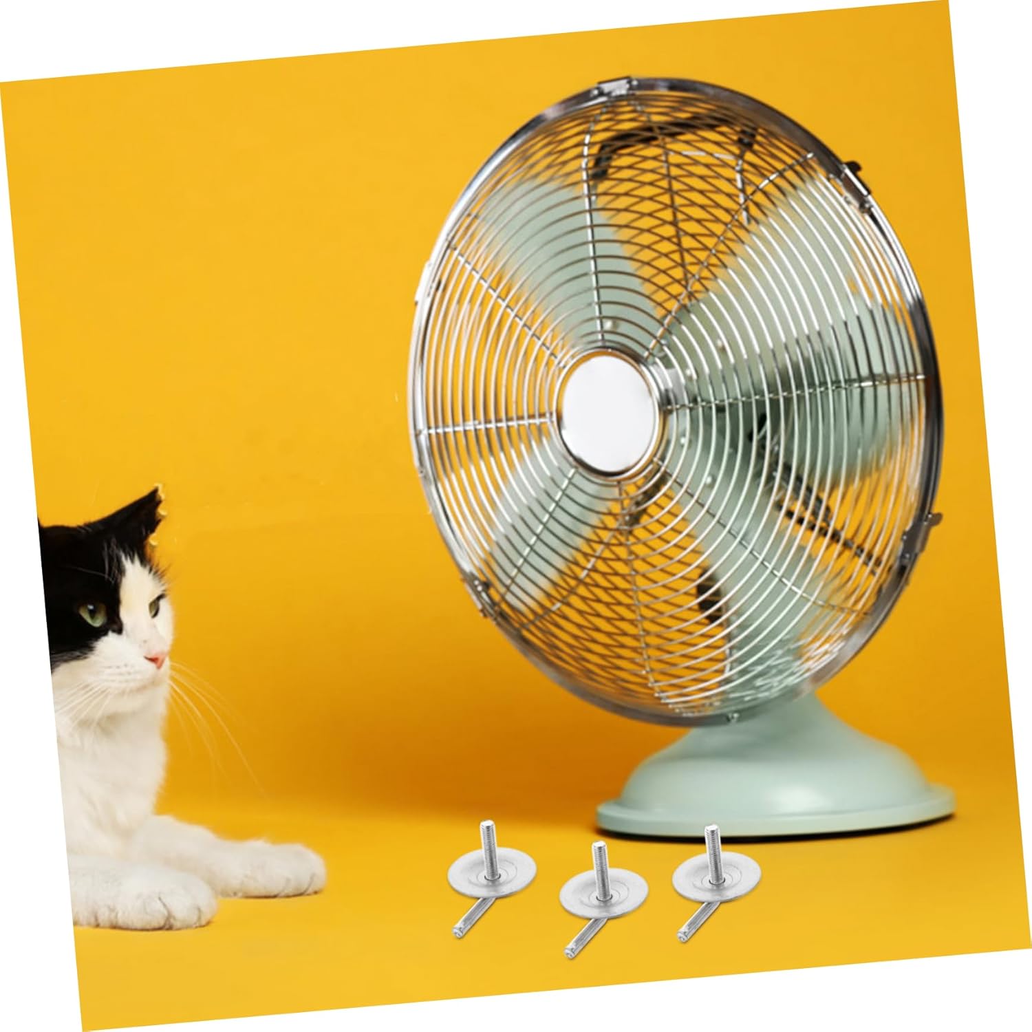 Zerodeko 3sets Floor Fan Chassis Screw Reusable Bracket Mounting Screw Easy Install Electric Fan Accessory