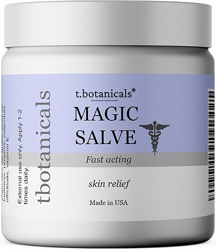 t.botanicals Cera de abeja y propóleos Magic Salve para trastornos de la piel Alivio avanzado con aceite de yema de huevo