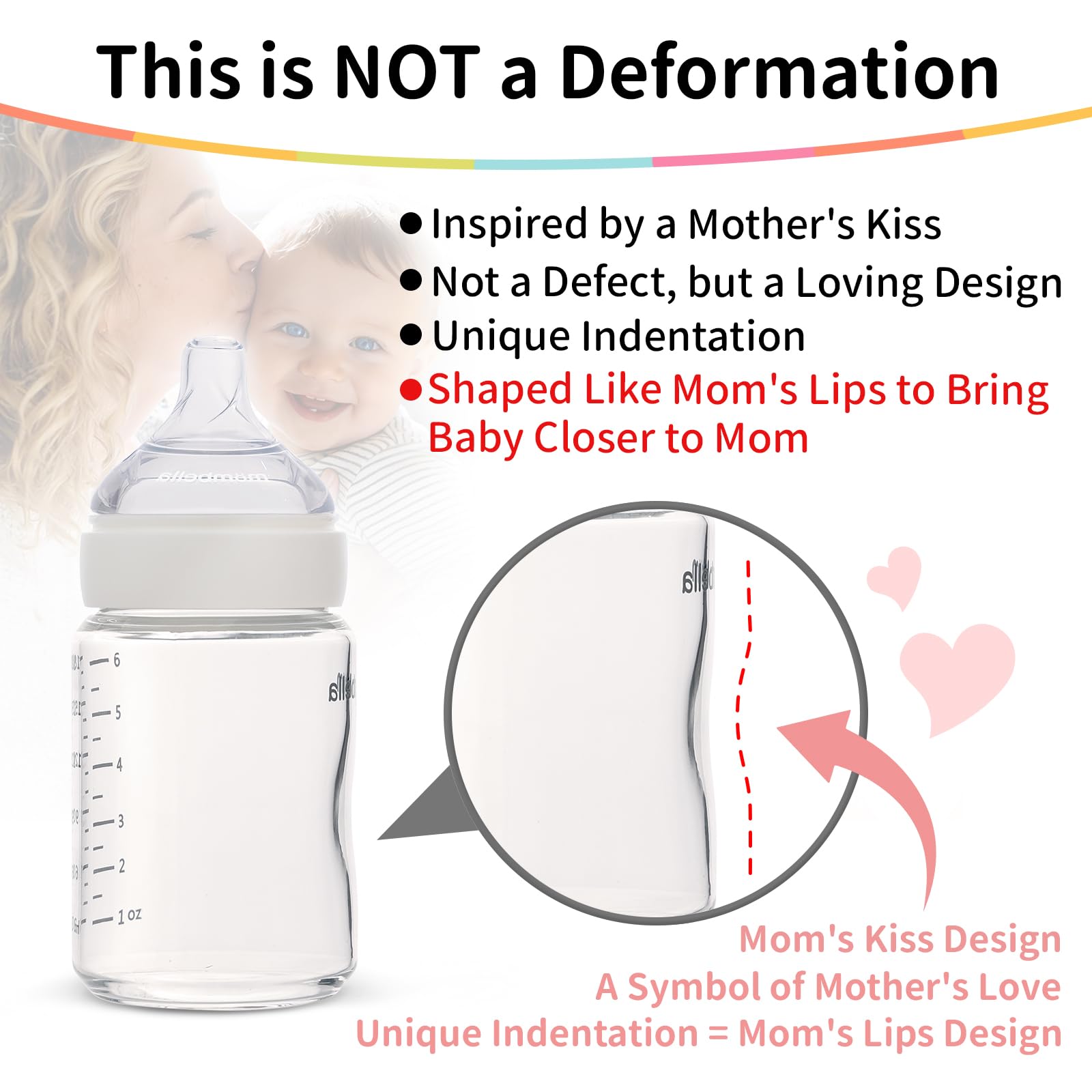 Amazon.com : Mombella Classic Baby Bottles for Newborn with Slow