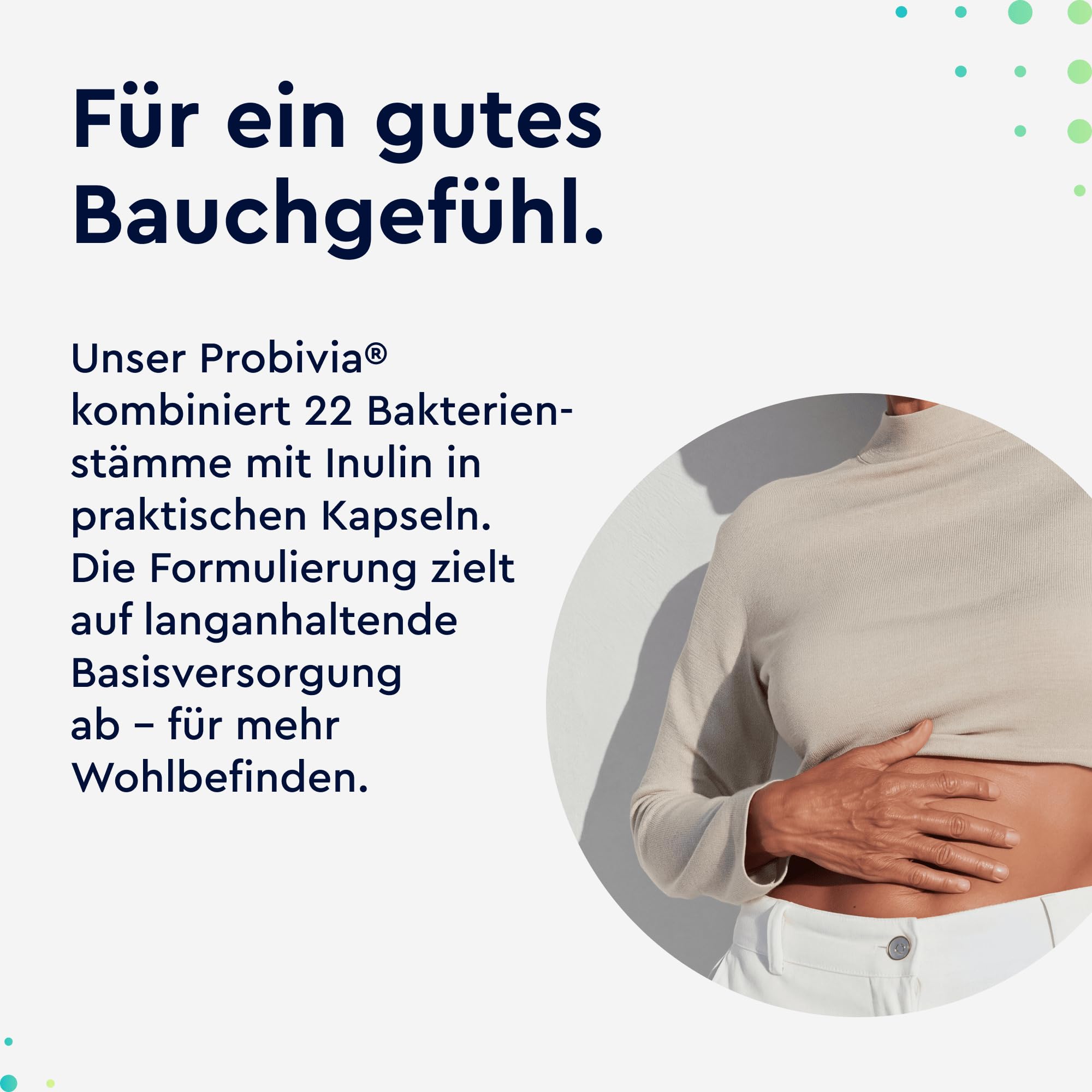 Probivia® Kulturen Komplex 10 Mrd. KBE pro Tagesdosis - 476 Mrd. KBE pro 1g Rohstoff - 22 Bakterienstämme & Inulin - 180 Kapseln - u.a. Lactobacillus, Bifidobacterium
