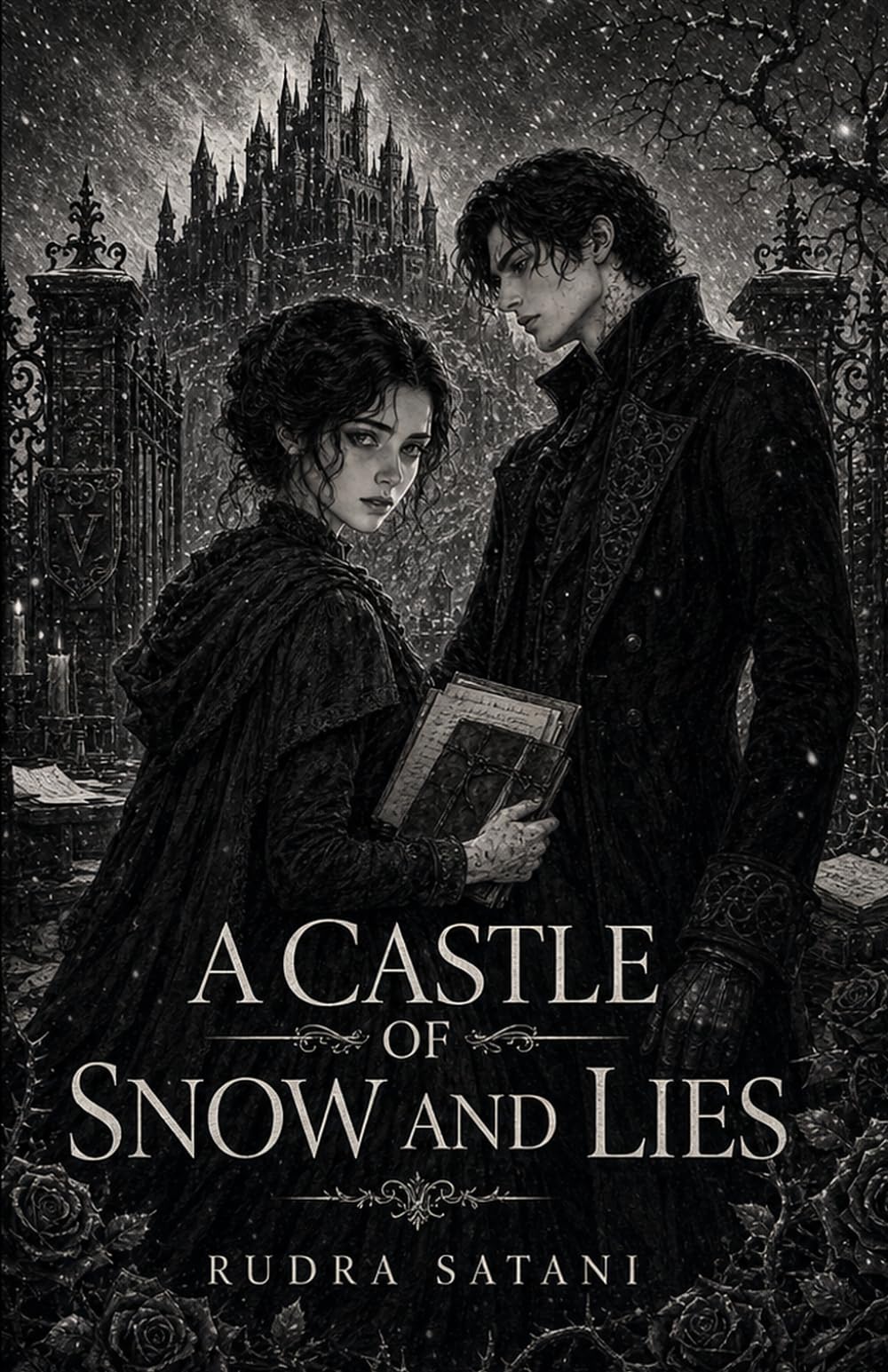 A Castle of Snow and Lies: An Illustrated Gothic Romantasy Novella