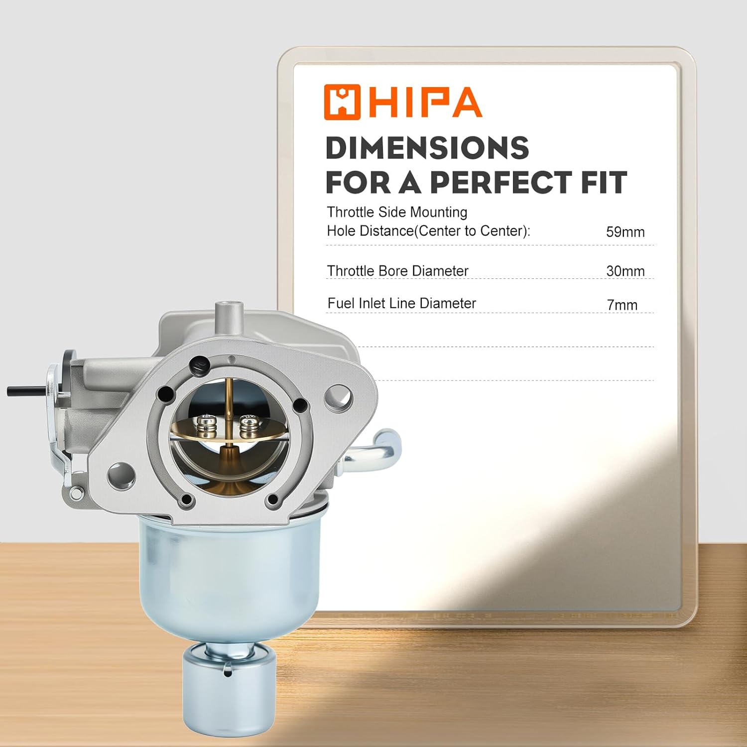 Hipa 16 853 21-S Carburetor for Kohler 7000 Series Kohler KT725 KT730 KT735 KT740 KT745 23HP 24HP 25HP 26HP Engine Lawn Tractor Replaces 1685321-S 32 853 61-S