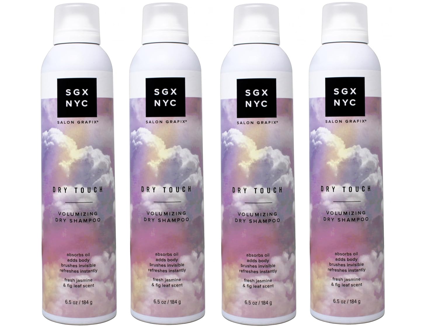 SGX NYC Dry Touch Volumizing Dry Shampoo 6.5 Ounce - 4 Pack