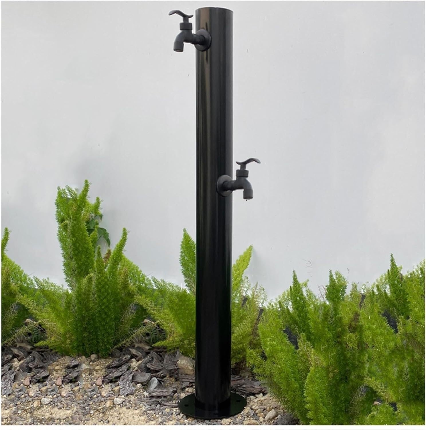 HGOuhK Water Tap Fountain Hydrant Freestanding Stainless Steel Garden Water Column Tap，Outdoor Antifreeze Fountain Hose Irrigation Post