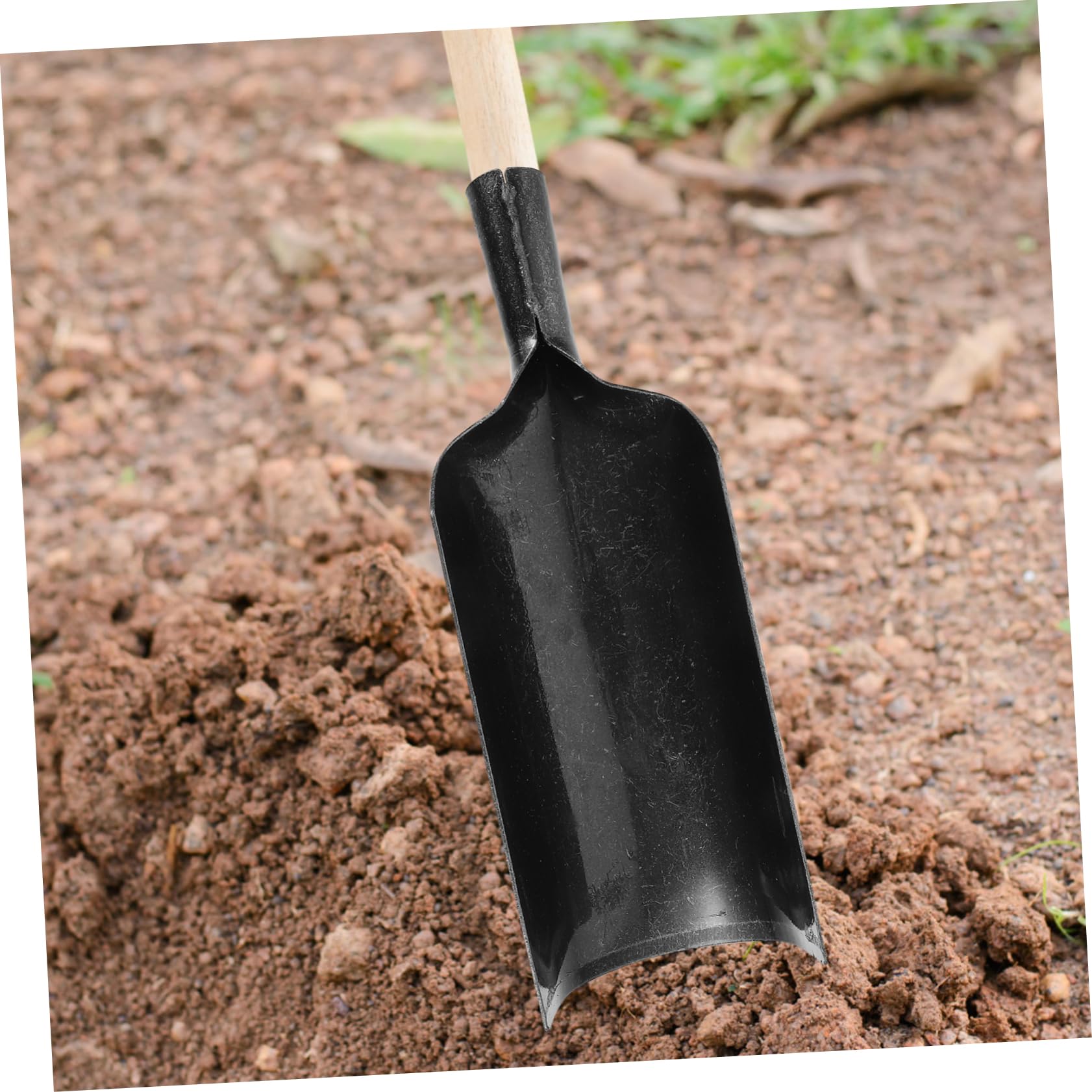 TOYANDONA Outil De Jardin en Métal pour Creuser avec Manche Outils De Jardinage Désherbage