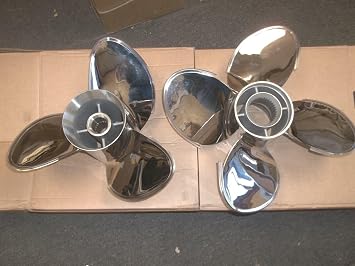 FASWORX 20P 3-4 Blade Stainless Steel Propeller Set Compatible with Mercruiser Mercury Bravo III Three 10.4 10 3/8 x 20 16 x20