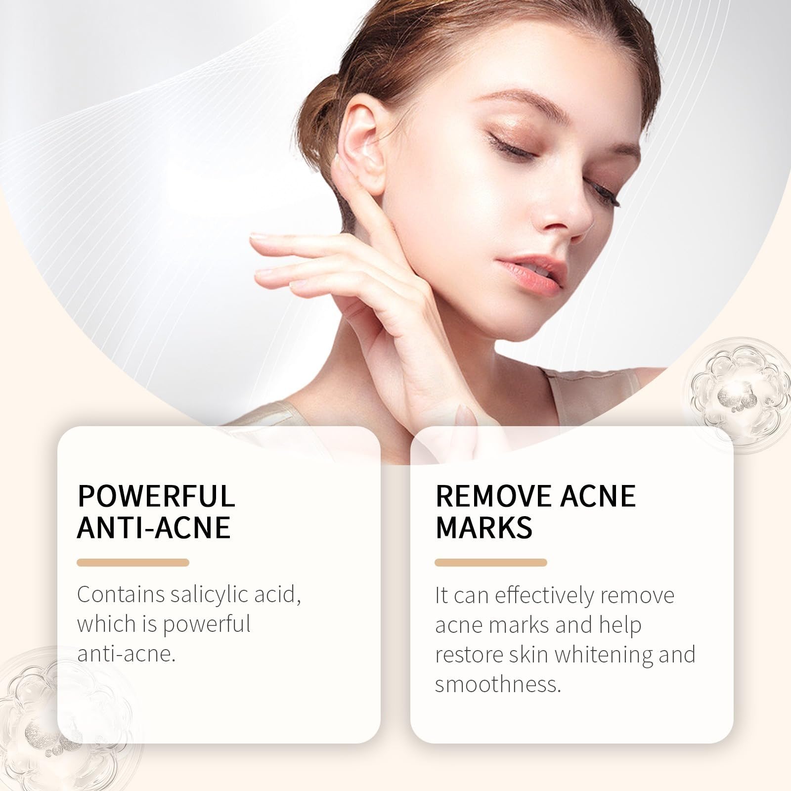 Siero per imperfezioni cutanee, Lozione secca con acido salicilico | Siero di precisione per imperfezioni cutanee, cura viso per imperfezioni taglianee, cura mirata viso per imperfezioni