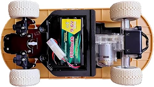 Miniatura 5 de Paquete de baterías recargables NI-MH de 9.6V 1500mAh para tanque de camión RC y vehículos y cables de carga (paquete de 2)