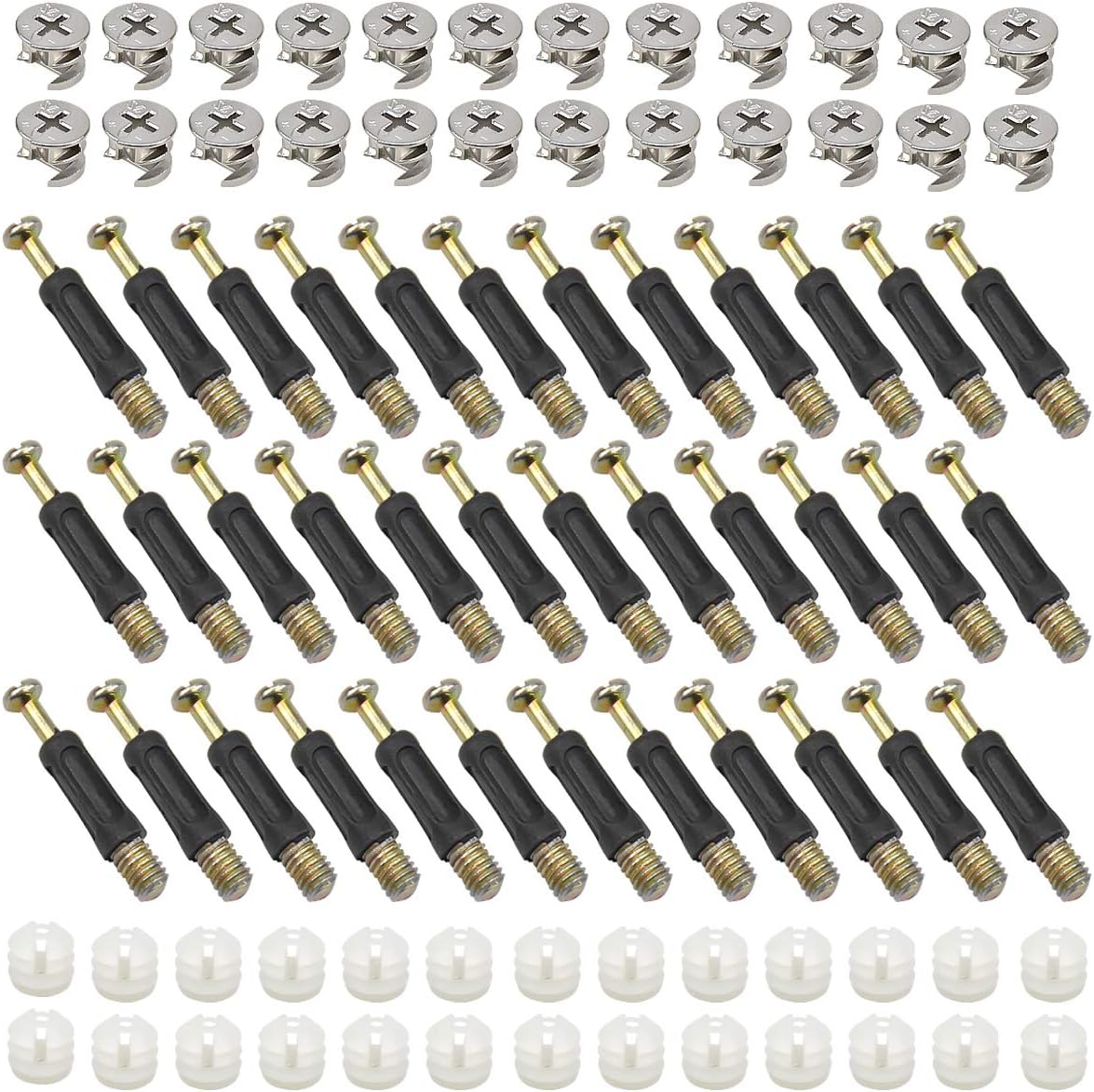 Kit De Ferrures D'assemblage à Excentrique Uxcell – Diamètre 11 à 15 Mm – Pour Meubles