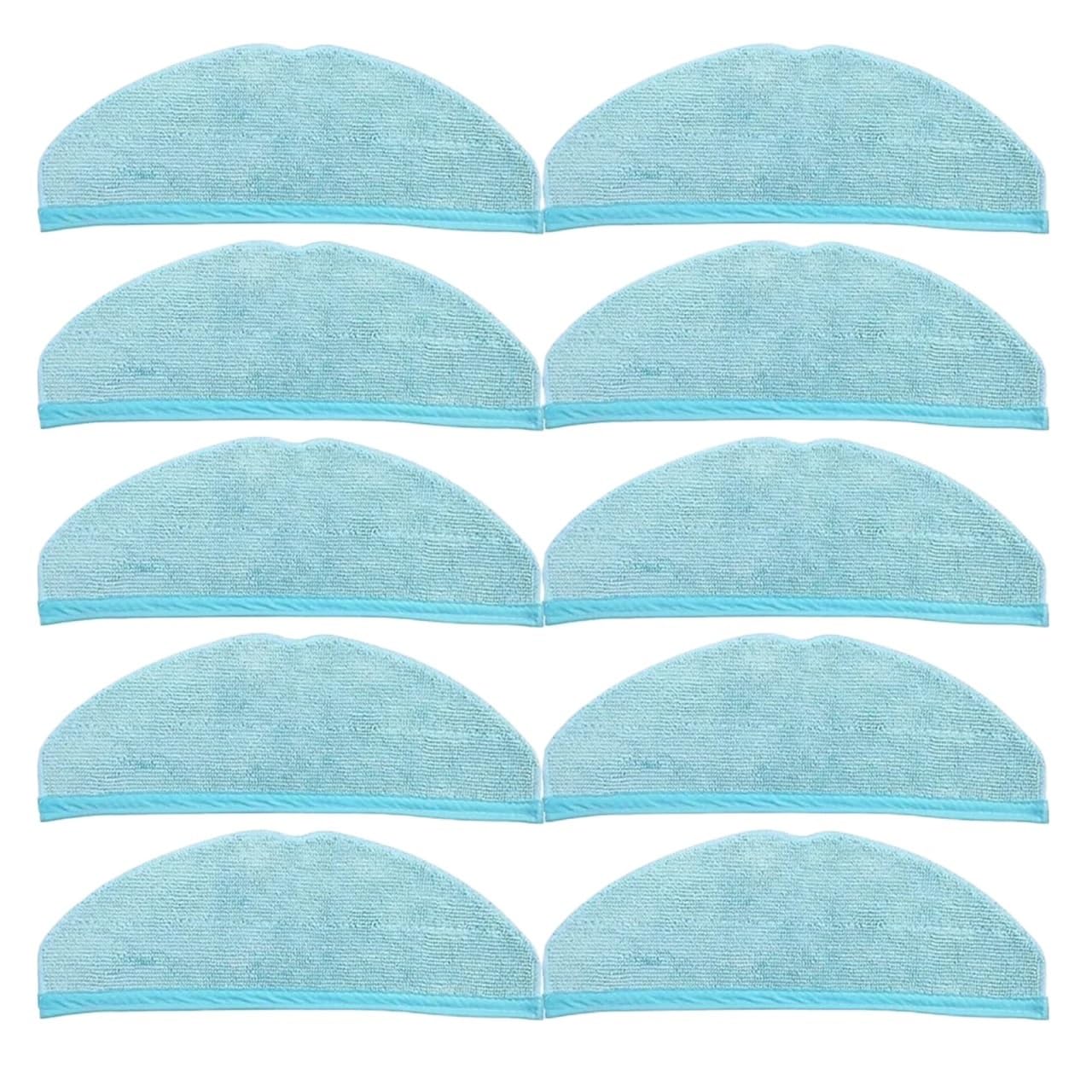 Paño De Fregona Compatible Con Cecotec Y Conga, Piezas For Aspiradoras Robóticas 8090 Y 9090.(10pcs)