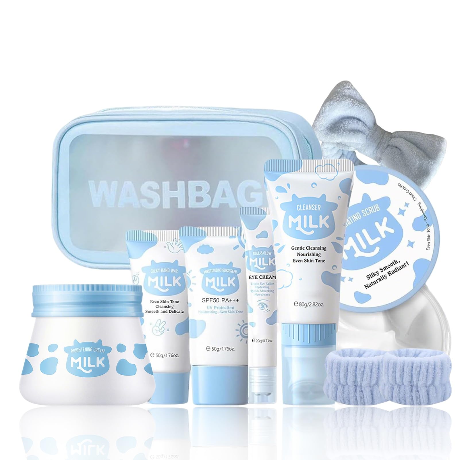 COSIM W CLEANSING CREME IN MILK セット Milk Skin Care Sets&Kits, Milk Skincare Set For Kids Skin Care