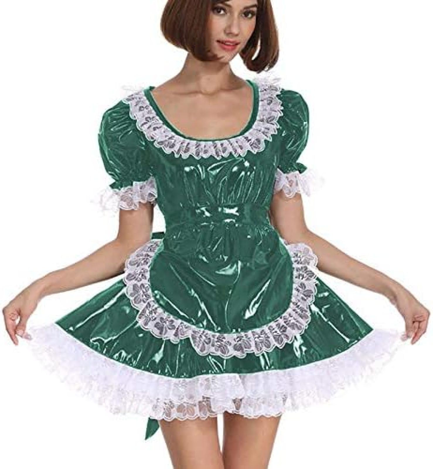 Minifalda De Cuero Ceñida Para Mujer, Traje De Baile Brillante De Verano, Falda Sexy, Minifalda De Tubo De PU