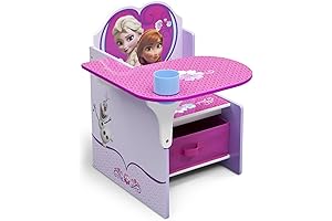 Delta Children Chair Desk with Storage Bin - Perfect Frozen Couch for Toddlers