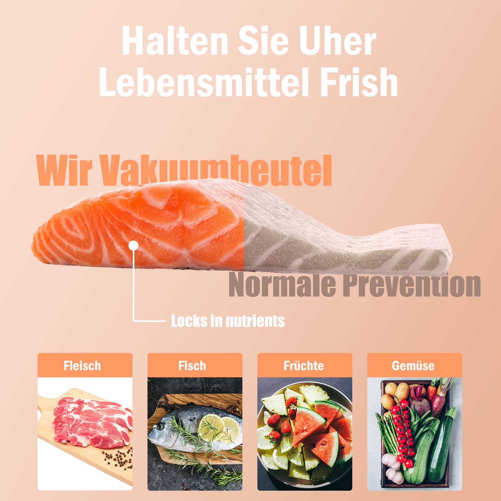Steba - Vacuümfolierollen - 20x600 cm - - Geschikt voor Diepvries